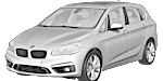 BMW F45 P1B25 Fault Code